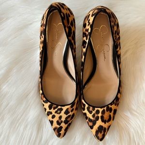 Jessica Simpson Leopard Print Heels